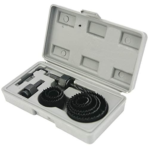 Image of NORTOOLS Hole Saw Sets, Includes 8PCS 19-64 mm Hole Saws Kit,2 Mandrels,1 Hex Key|Precision-cut Teeth,Perfect for Drilling Soft Wood PVC Board Plastic Plate 