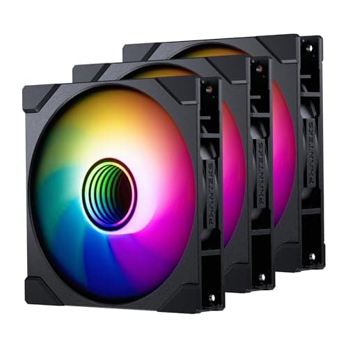 Image of PHANTEKS 140mm RGB 3-Pack Reverse Blade Gaming PC Fan - PWM Fan - Up to 1800 RPM - High Airflow - Low Vibration - Quiet - Compatible with Desktop, Laptop, Radiator