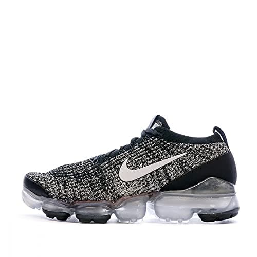 Image of Nike Nike Air Vapormax Flyknit 3, Men's Track & Field Shoes, Multicolour (Black/White/Metallic Silver 2), 6 UK (40 EU)