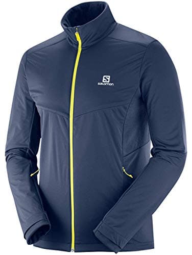 Image of Salomon Men's Agile Warm JACKET, Night Sky, XX-Large