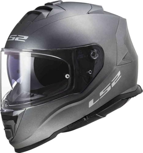Image of LS2 Motorcycle helmets FF800 STORM SOLID MATT TITANIUM, Titanium, S