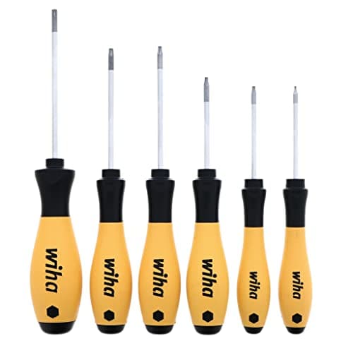 Image of Wiha 36289 Torx Screwdriver Set, ESD Safe with Softfinish Handle, 6 Piece