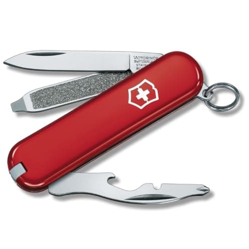 Image of Victorinox Rally Swiss Army Knife Small, Multi Tool, 9 Functions, Bottle Opener, Screwdriver, Red