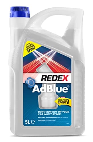 Image of Redex AdBlue Additive 5L, AdBlue With Easy-Pour Spout, Reduces NOX Emissions, Quick & Easy Filling, Keep Spare In Boot, Premium Quality AdBlue Diesel Exhaust Fluid, No-Spill Bottle, 5 Litres