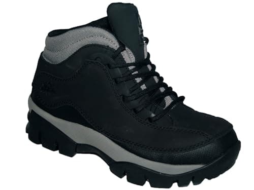 Image of Groundwork Ladies GR386 Steel Toe-cap Lace-up Saftey Work Boots Sizes 3-8 (Black, UK Footwear Size System, Adult, Women, Numeric, Medium, 6)