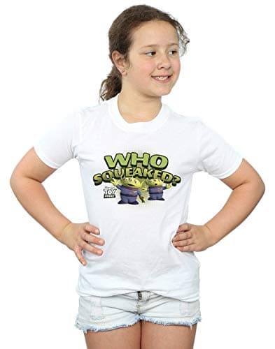 Image of Disney Girls Toy Story Who Squeaked? T-Shirt 7-8 Years White