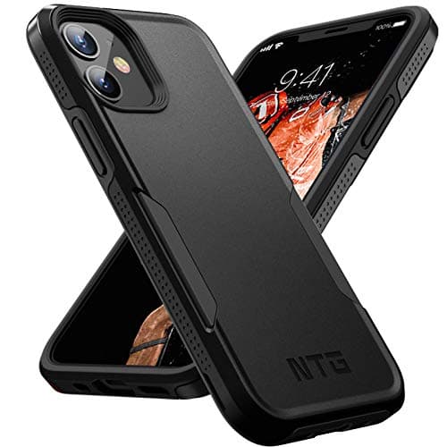 Image of NTG Designed for iPhone 11 Case, Heavy-Duty Tough Rugged Lightweight Slim Shockproof Protective Case for iPhone 11 6.1 Inch, Black