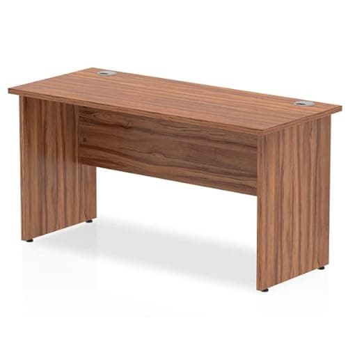 Image of Dynamic Office Solutions Impulse 1400mm Slimline Desk Panel End Leg Walnut Walnut