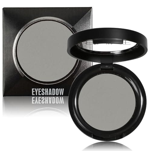 Image of Matte Grey Single Eyeshadow - Pressed Fine Powder, Intensely Pigmented for Longwear Day & Night Looks, Wet & Dry Application, Suitable for All Skin Tones, Mineral Oil Free