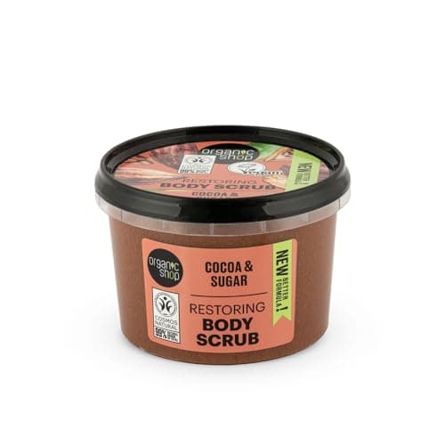 Image of Organic Shop 250ml Body Scrub Restoring Cocoa & Sugar