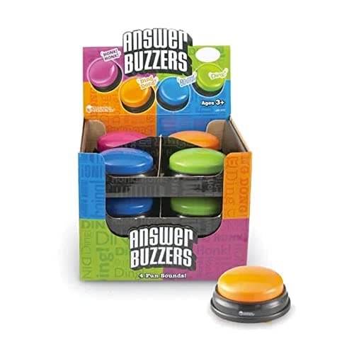 Image of Learning Resources Answer Buzzers Classpack, Teacher Supplies, Teacher Resources, Batteries Included, Set of 12, Ages 3+ (Product is not recordable)