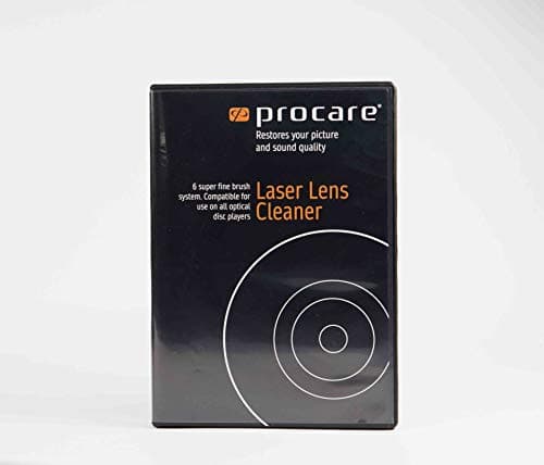 Image of PROCARE Laser Lens Cleaner, Ideal For CD Player, DVD Player, Optical Disc Drive, Safe And Effective 6 Brush Dry System