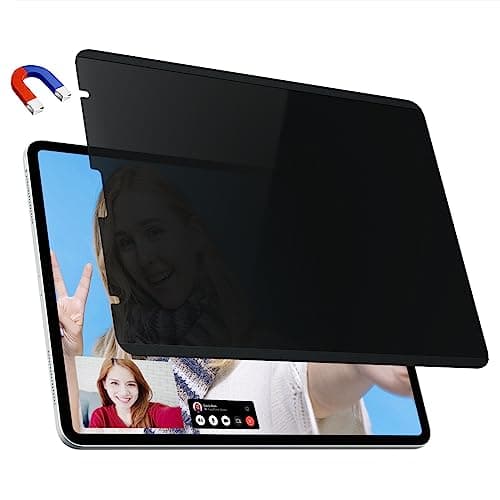 Image of IPROKKO Magnetic Privacy Screen Protector for iPad Air 5/4th Gen 10.9 inch 2022-2020& iPad Pro 11, Removable Anti Blue Light Glare Spy Filter, High Sensitive, Easy Install Black Security Screen Cover