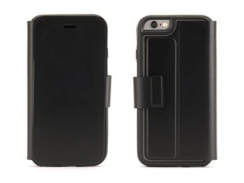 Image of Griffin Identity Wallet Style Case with Clear Back for iPhone 6, 6S - Black,GB41764