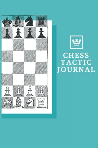 Image of Ultimate Chess Tactic Journal: 100 pages | Chess Strategy for the Tournament Player: Chess Score Book | Chess Game Score Log Book | Portable Size 6 x ... Cover Design | Great Gift for Chess Lovers