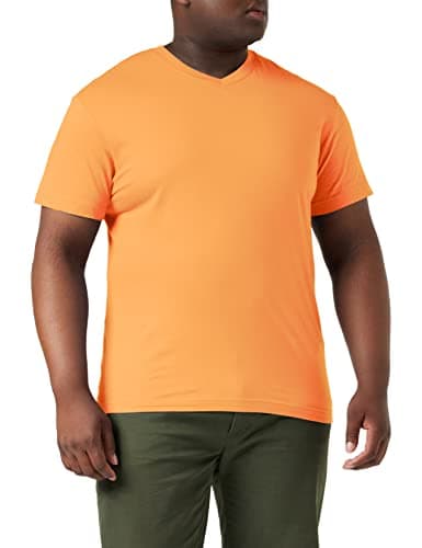 Image of Stedman Apparel Men's Classic-t V-neck/St2300 T Shirt, Orange, XL UK