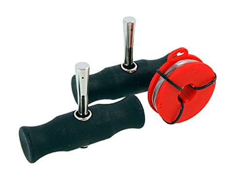 Image of Neilsen CT0568 3pc Windscreen Removal Tool Set – Includes Cutting Wire & Gripping Handles – Ideal for Bonded & Rubber Sealed Screens Removal
