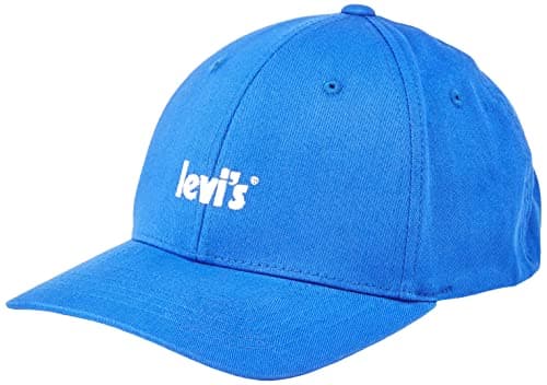 Image of Levi's Men's Poster Logo Flexfit Cap Baseball Cap, Royal Blue, UN