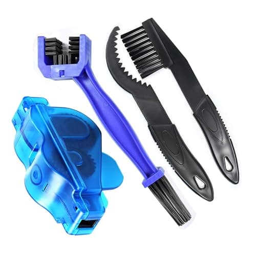 Image of Fongmore Bike Chain Cleaner Kit 4pcs Quick Cleaning Chain Cleaner Gear Brush Maintenance Cleaning Tool Kit Mountain Bike Mountain Bike