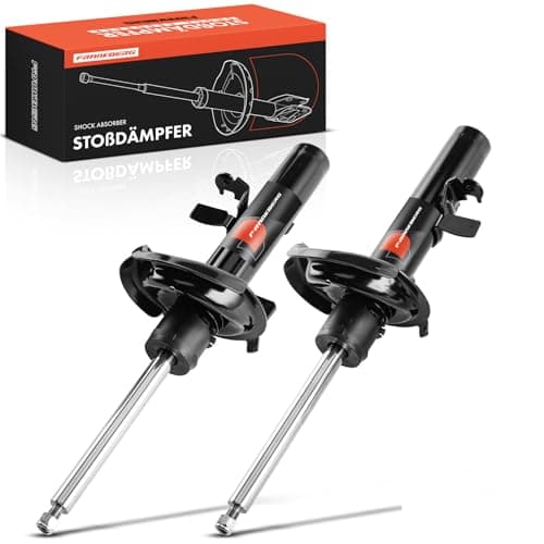 Image of Frankberg 2x Shock Absorber Strut Front Left Right 455,5mm Gas pressure Compatible with Focus III Turnier C-Max II DXA/CB7 DXA/CEU Replace# 1699185, 1699184