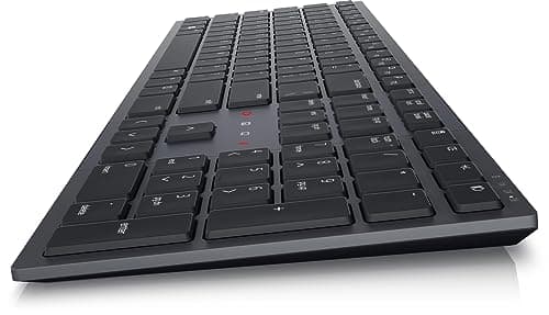 Image of DELL KB900 keyboard RF Wireless + Bluetooth QWERTY UK English Graphite