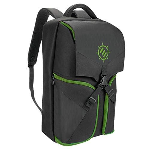 Image of ENHANCE Universal Console Laptop Backpack - Travel Bag Compatible with Xbox One and Gaming Laptops - Storage for Xbox One, Controllers, Headsets, Games, Mice, Keyboards, and Accessories - Rucksack