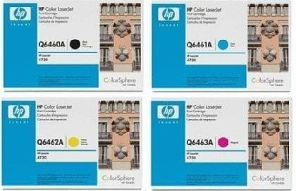 Image of HP 644A - black - original - LaserJet - toner cartridge ( Q6460A )