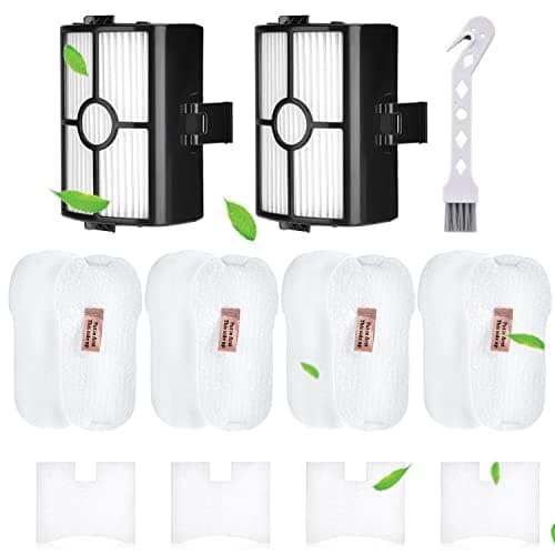 Image of Rebirthcare hz500ukt filter replacement for shark hz500 hz500uk hz500ukt anti hair wrap corded stick vacuum cleaner filters parts spares filterset accessories parts # xffk500ukt