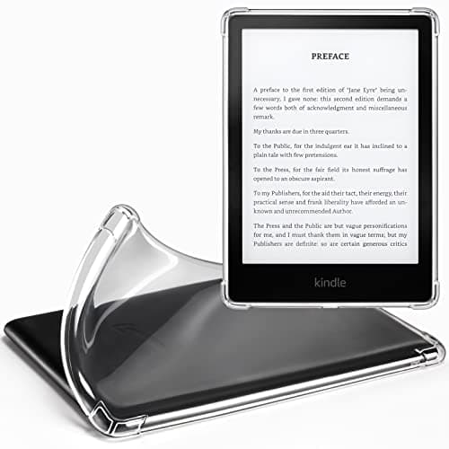 Image of CoBak Case for 6.8" Amazon Kindle Paperwhite - DIY stickers available and Corner protection Cover for Kindle Paperwhite Signature Edition and Kindle Paperwhite 11th Generation 2021 Released, Clear