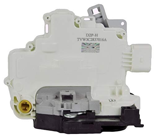 Image of D2P 3C2837016A Front Right Driver Side 9-Pin Door Lock Mechanism Replacement for VW Passat, Tiguan, Q7, Ibiza, Superb