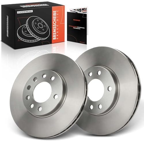 Image of Frankberg Brake Disc Set incl. 2x Discs Front Vented Ø280mm Compatible with Zafira A MPV T98 Astra G CC T98 Zafira/Zafira Family B A05 Replace# 93197592