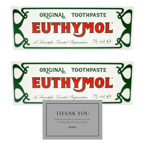 Image of Original Fluoride-Free Toothpaste 75ml Packs 2 - Natural Mint Flavor, Gentle Clean, Antibacterial Oral Care, Fresh Breath, Cavity Protection (Pack of 2)