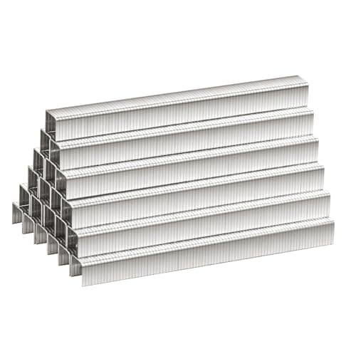 Image of meite T50 Stainless Steel Staples Marine, Type 140/10 mm Heavy Duty Staples for Staple Gun - 1512 Counts, 20 Gauge 10.5 mm Crown T50 Upholstery Staple for Salt Water, Marine Applications