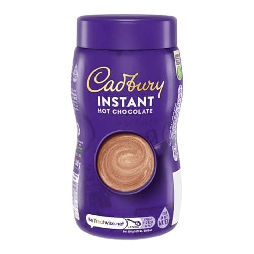 Image of Cadbury Instant Hot Chocolate, Quick and Easy Hot Chocolate Mix, Approximately 11 Servings, 300 g (Pack of 1)