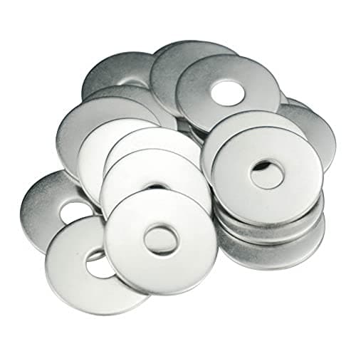 Image of M8 Washers, M8 x 30mm Penny Washers, MeHurr (Pack of 20) A2 304 Stainless Steel Washer, Flat Repair Washer, Large Metal Plain Round Chrome for Screws & Bolts