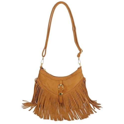 Image of MLPKOI Women Fringe Hobo Handbag, Vintage Fringe Crossbody Bag Large Capacity Shoulder Bag with Adjustable Strap for Work School Shopping Travelling