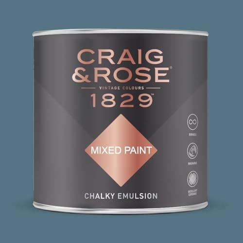Image of Paint Stop CRAIG & ROSE 1829 CHALKY EMULSION BRAZE BLUE 750ML