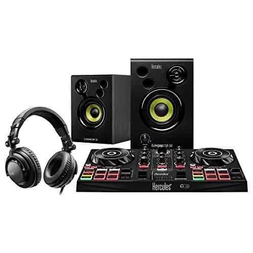 Image of Hercules DJLearning Kit - All-in-one kit DJ - 2-deck DJControl Inpulse 200 USB DJ controller HDP DJ45 headphones DJMonitor 32 monitoring speakers - UK Version