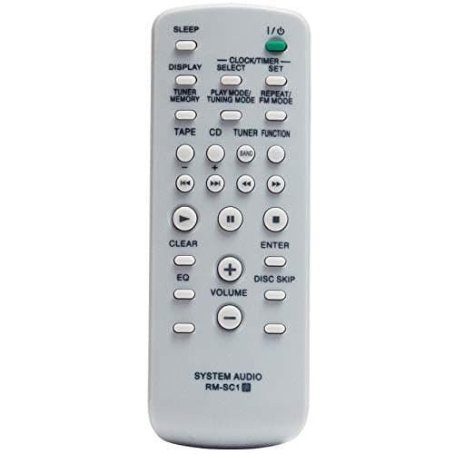 Image of ALLIMITY RM-SC1 Remote Control Replace for Sony Mini Hi-Fi Component System MHC-GX450 MHC-GX250 CMT-GPX5 CMT-NE3 MHC-RG100 MHC-RG121 RMSC1