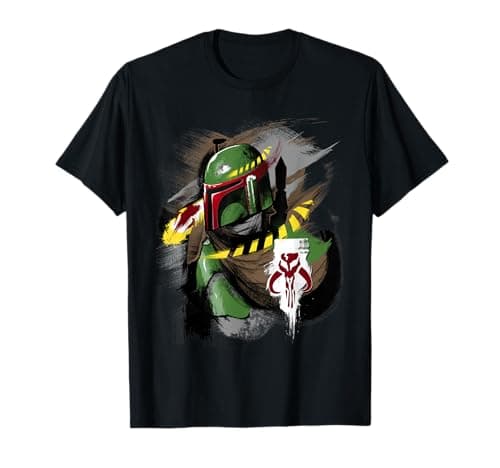 Image of Star Wars Boba Fett Painting T-Shirt