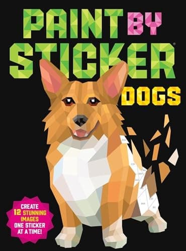 Image of Paint by Sticker: Dogs: Create 12 Stunning Images One Sticker at a Time!