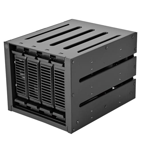 Image of Silverstone Techology FS304-V Three (3) 5.25" Bay to Four (4) 3.5" SAS 12G / SATA 6G Trayless Hot-swap Cage, SST-FS304B-V