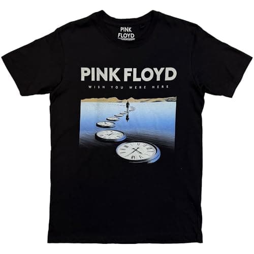 Image of Pink Floyd Wish You were Here Clocks T Shirt L Black