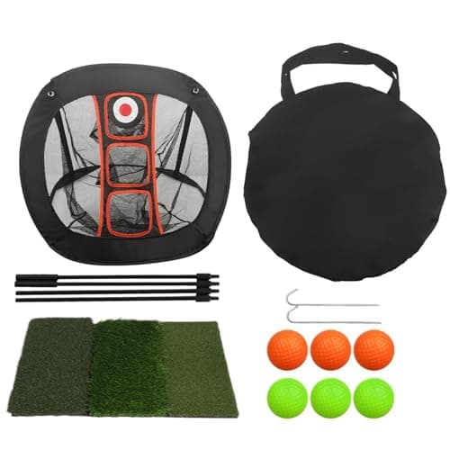 Image of Golf Net for Chip Training - Storage Bag Included for Training, Golf Practice Approach for Precision - Drive Precision Distance, Indoor Outdoor Garden, Men Women