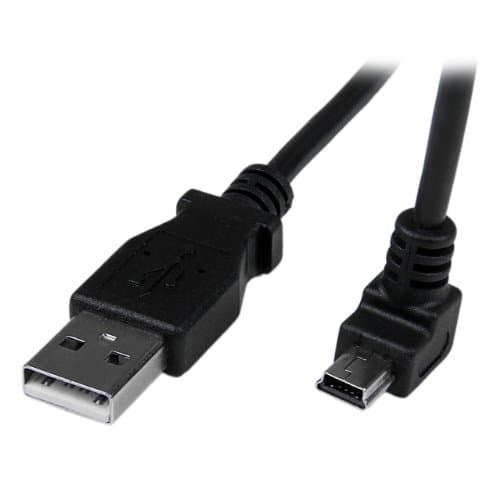 Image of StarTech.com (2m) Mini USB Cable A to Down Angle Mini B