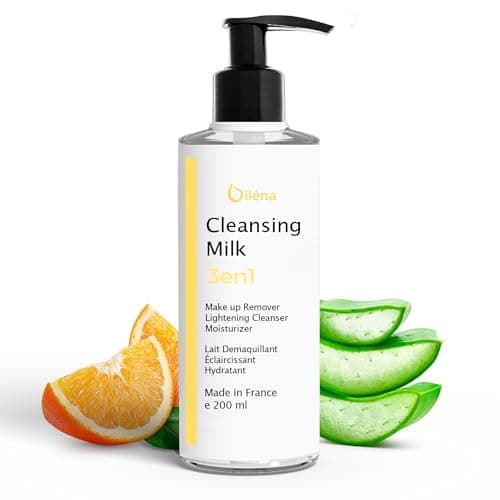 Image of Gentle Cleansing Milk Facial Cleanser All Skin Types Makeup Remover | Mineral-Rich Algae, Collagen & Plant Extracts Anti-Ageing Nourishing Moisturizing 200 ml.