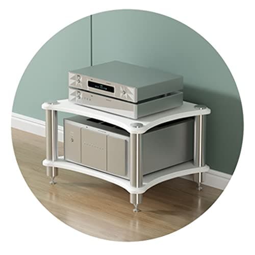 Image of AV Shelf - 1/2/3/4-Tier TV StandAudio Equipment Cabinet for Home Theater Amplifier & Speaker Storage Stylish & Functional AV Furniture