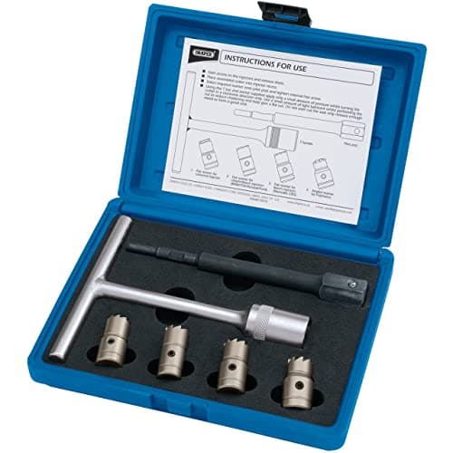 Image of Draper 30823 Expert Diesel Injector Seat Cutter Set, 6 Pieces , Blue