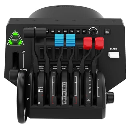 Image of Honeycomb Aeronautical Bravo Throttle Quadrant with Auto Pilot & Annunciator Panel in aviation quality for flight simulator | Universal control system for simmer and pilots | PC [video game]