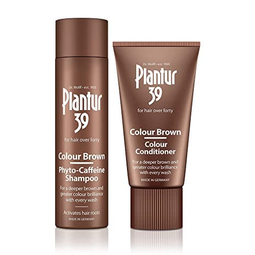 Image of Plantur 39 Caffeine Shampoo and Conditioner Set for Brown Brunette Hair | Conceal Hairline Prevents and Reduces Hair Loss | Unique Formula Supports Hair Growth | 250ml Shampoo and 150ml Conditioner